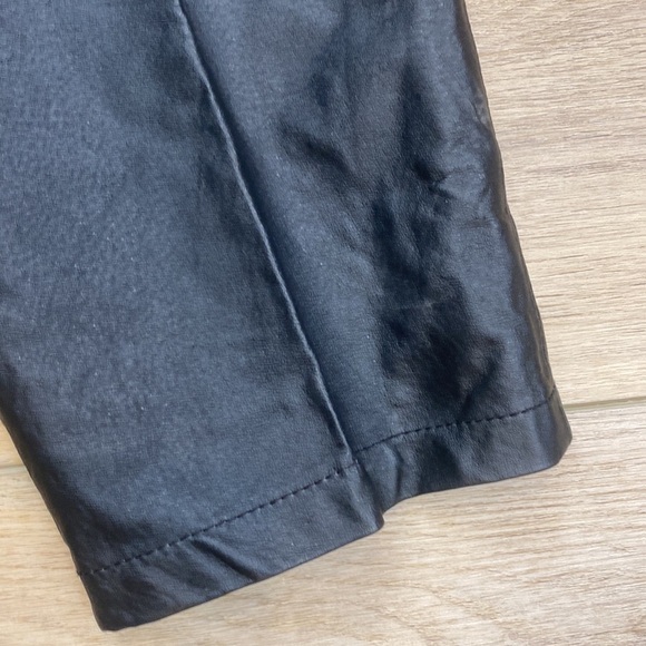 Bagatelle Real Black Leather Pants High Rise Biker Punk Grunge Womens Vintage - Picture 11 of 15